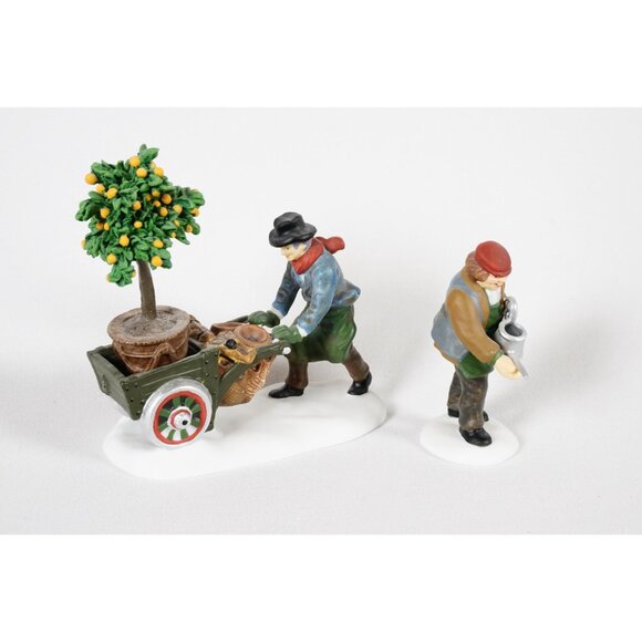 Department 56 Master Gardeners Set of 2 Dickens Village Accessory #58458 w/ Box - Picture 3 of 7